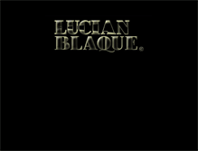 Tablet Screenshot of lucianblaque.com